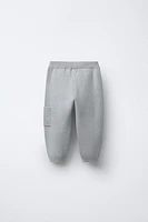 PANTALON EN MAILLE STYLE JOGGING