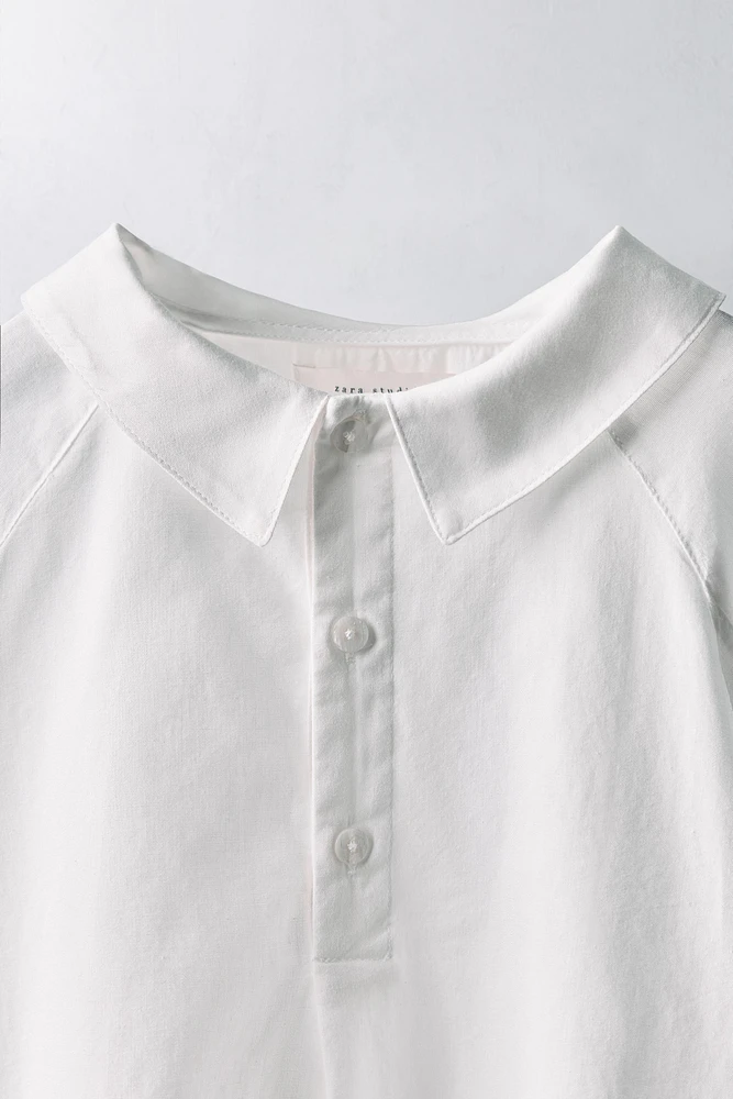 6-10 ANS/ CHEMISE COL EN POINTE LIMITED EDITION