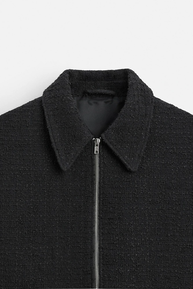 SURCHEMISE STRUCTURÉE À ZIP