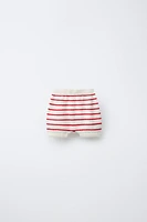 STRIPED KNIT BLOOMERS