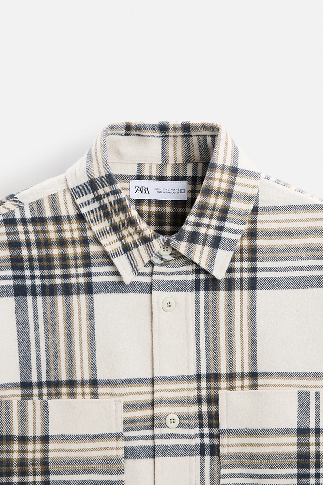 PLAID FLANNEL SHIRT
