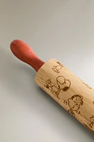 ROULEAU À PÂTISSERIE BOIS ENFANT RELIEFS PEANUTS™