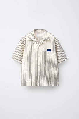 CHEMISE TEXTURÉE À RAYURES