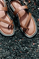 TOE STRAP SANDALS