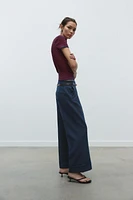 PANTALON AVEC CEINTURE ET REVERS