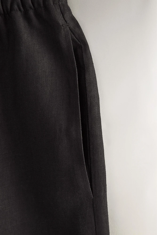 LINEN SHORTS