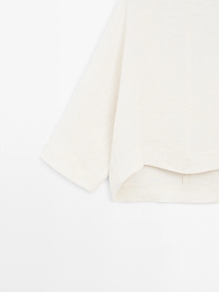 Shirt with V-neckline at the back - Studio