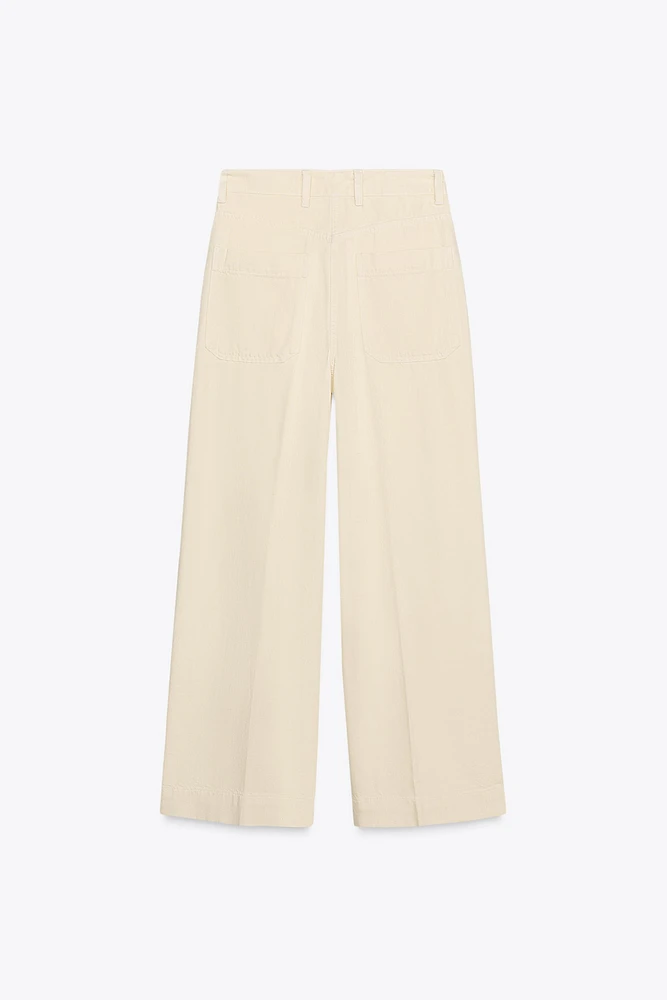 HIGH-WAISTED LOOSE FIT JEANS ZW COLLECTION