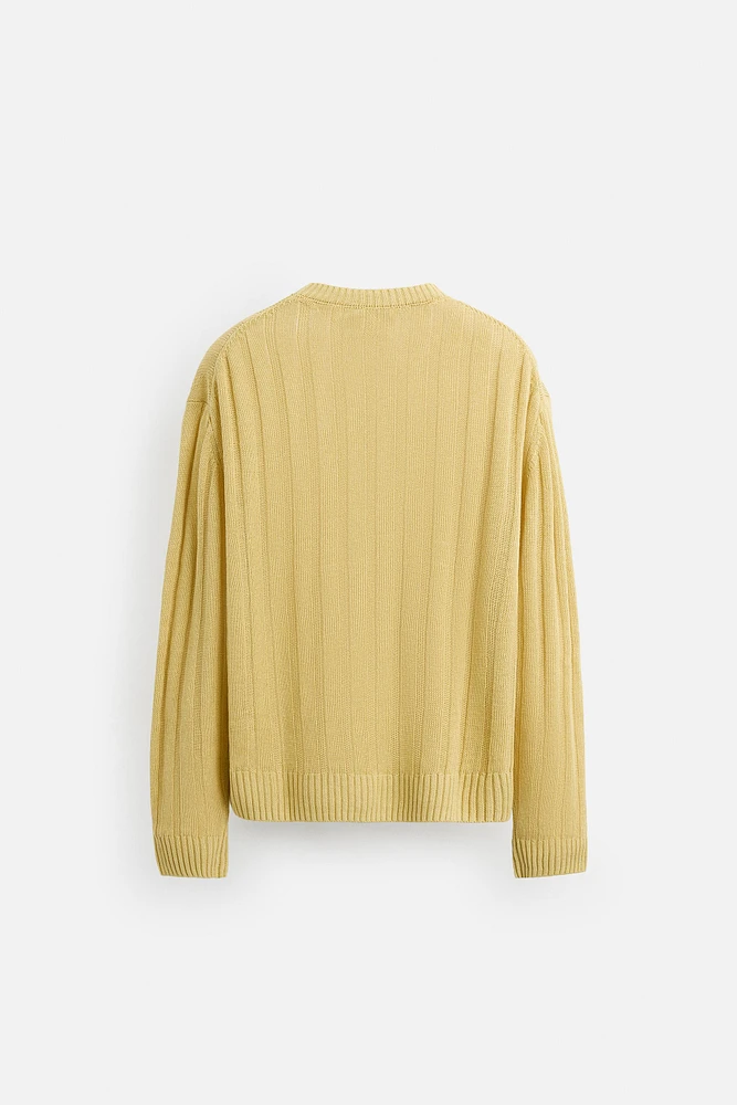 PULL 100 % LIN CÔTEL