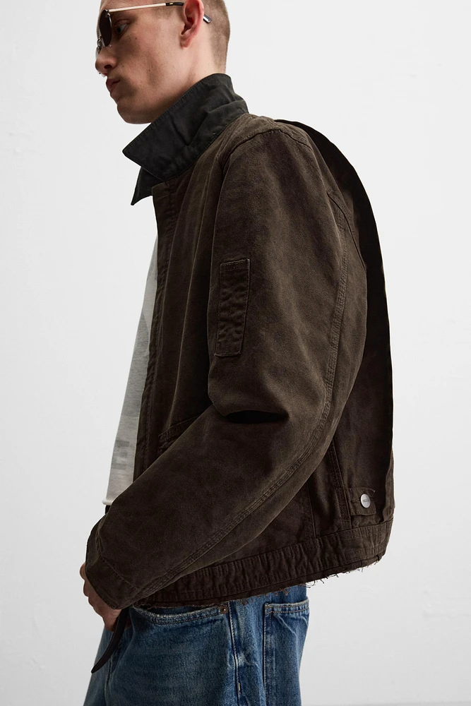 BLOUSON À IMPRIMÉ ANIMALIER