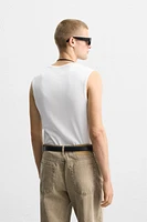 RIBBED TANK TOP