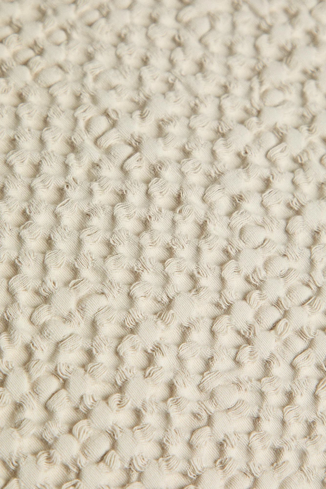 WAFFLE-KNIT THROW PILLOW COVER