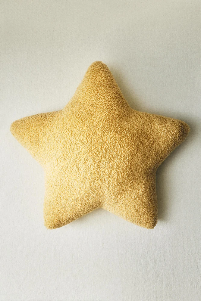 COUSSIN ENFANT MOUTON ÉTOILE GRAND FORMAT