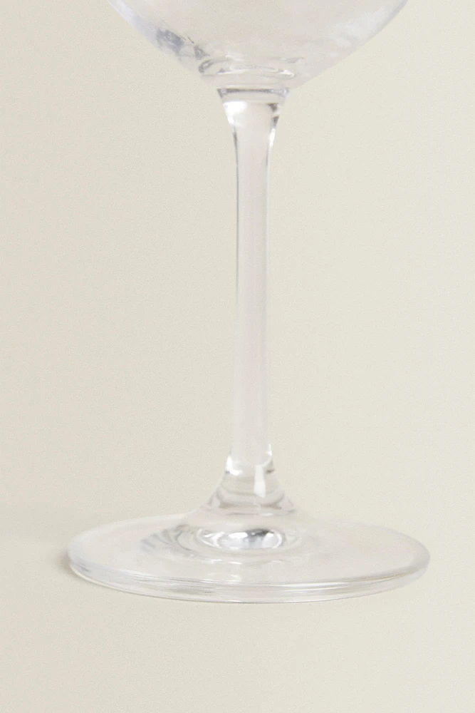 VERRE À VIN CRISTALLIN RELIEF