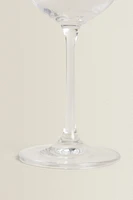VERRE À VIN CRISTALLIN RELIEF