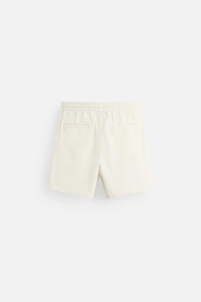 BERMUDA RELAXED FIT DÉLAVÉ
