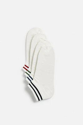CHAUSSETTES À BANDES LOT DE 4