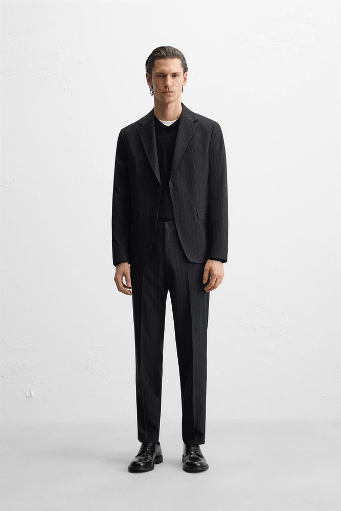 PINSTRIPE SUIT PANTS
