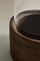 GLASS AND CERAMIC LANTERN