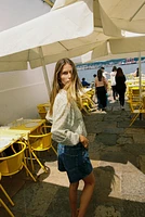 FLOWY ORGANZA JACKET