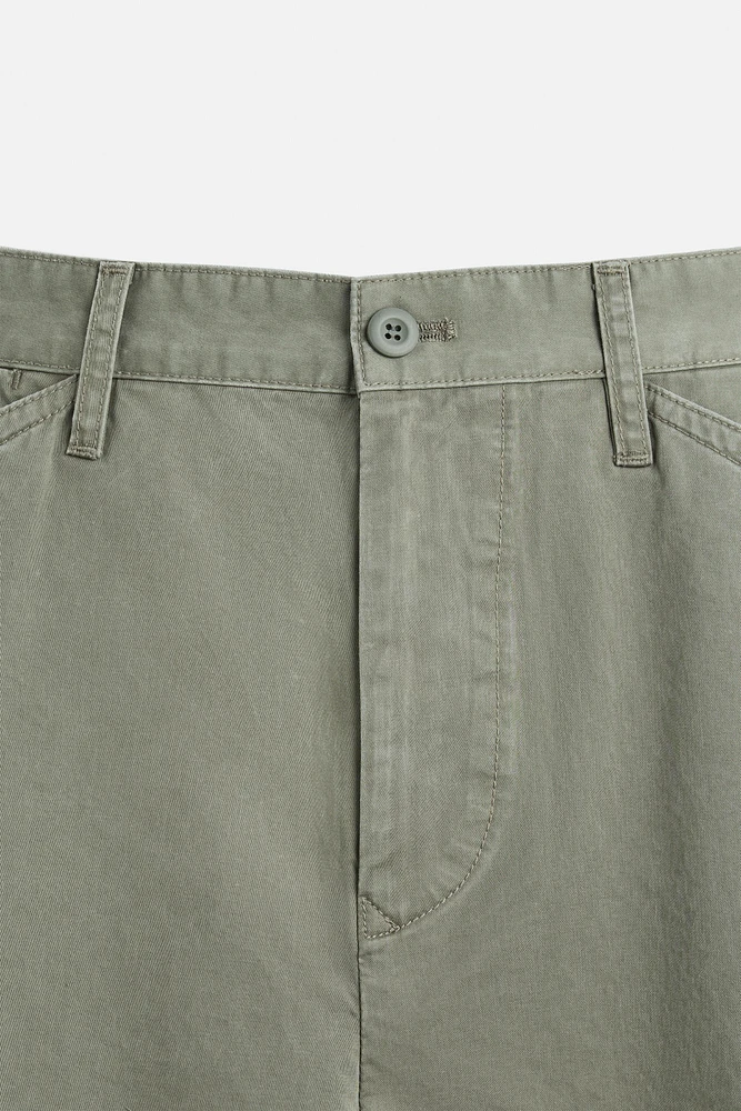 PANTALON CARGO DÉLAVÉ