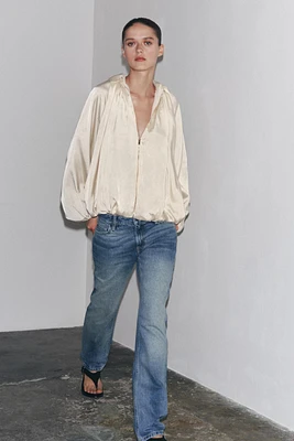 STRAIGHT CUT MID RISE JEANS ZW COLLECTION