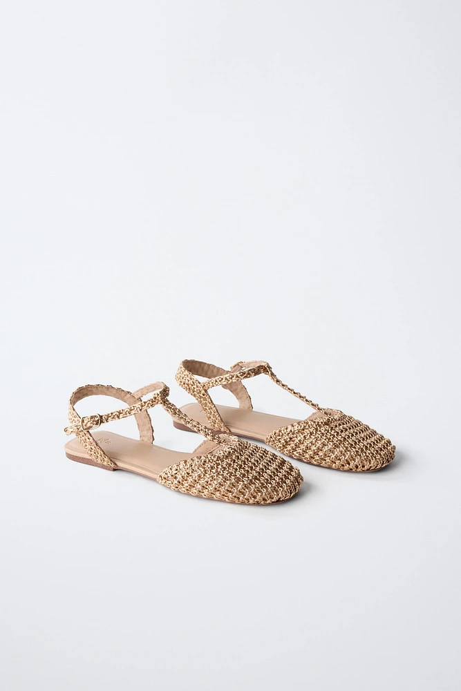BRAIDED SLINGBACK SHOES