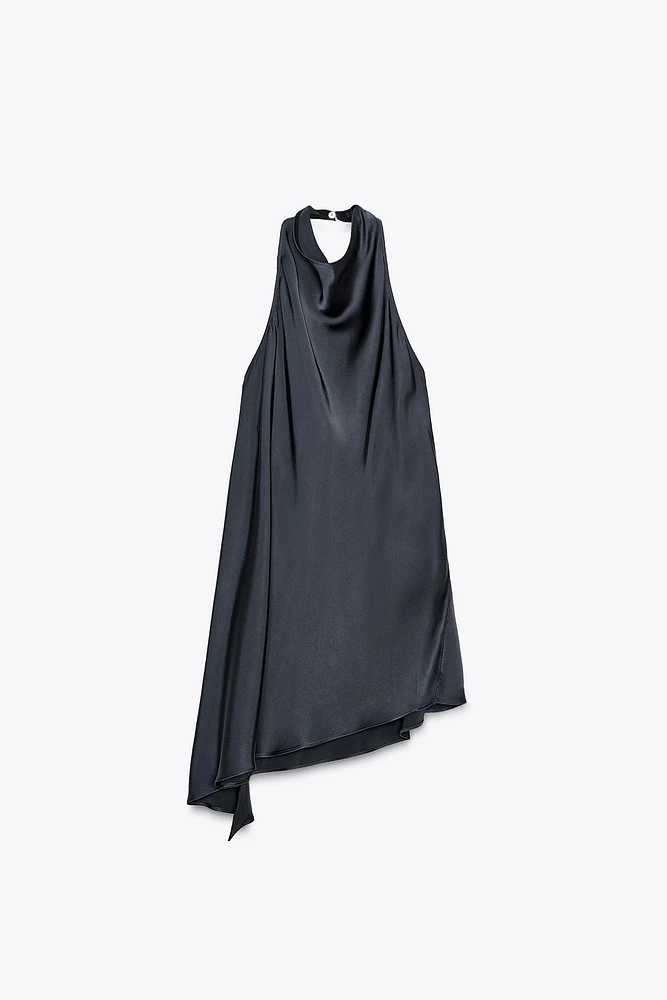 ZW COLLECTION SATIN HALTER TOP