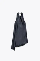 ZW COLLECTION SATIN HALTER TOP