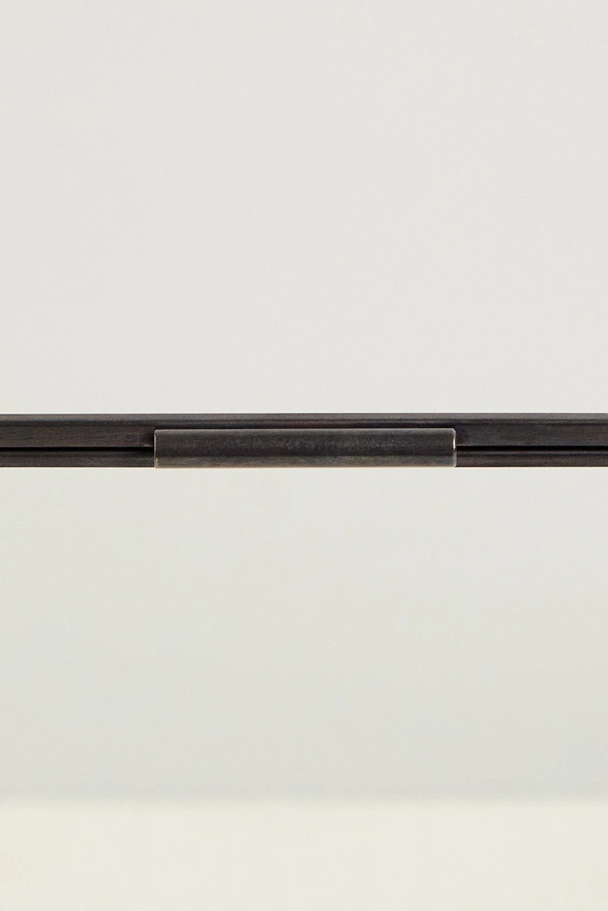 BOÎTE À BIJOUX CONTOUR MÉTAL NOIR