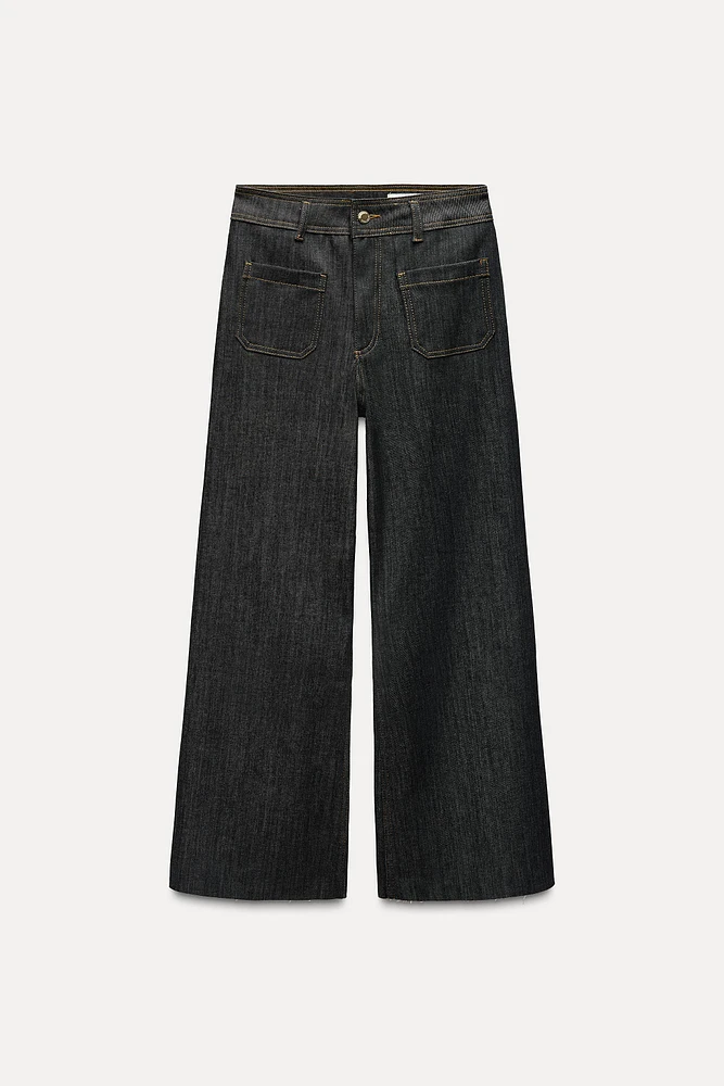 ZW COLLECTION HIGH WAIST WIDE LEG JEANS