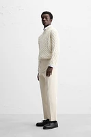 CORDUROY SLIM FIT PANTS