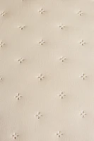 HOUSSE DE COUSSIN ÉDREDON MATELASSÉ POIS