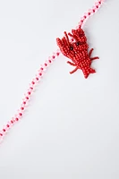 LOBSTER BEAD NECKLACE