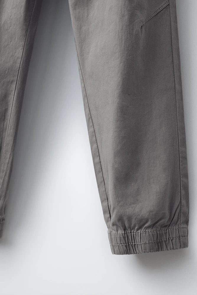 POPLIN JOGGER PANTS