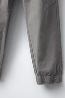 POPLIN JOGGER PANTS
