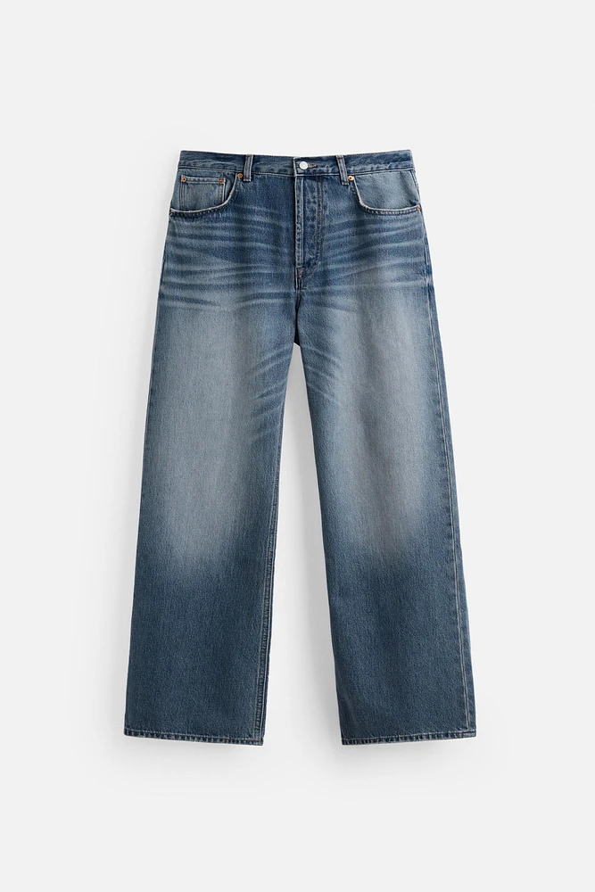 FLARE FIT BAGGY JEANS