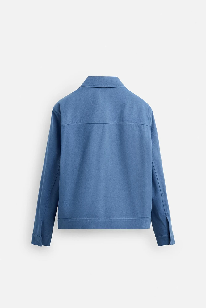 VESTE REGULAR FIT COTON