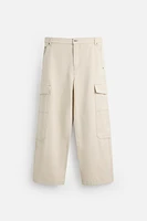 WIDE FIT CARGO PANTS