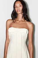 BOW BUSTIER DRESS