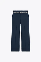 PANTALON AVEC CEINTURE ET REVERS