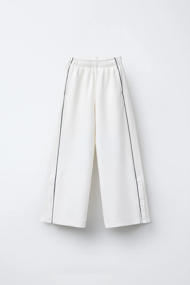 PANTALON À JAMBES LARGES QUALITÉ MODAL