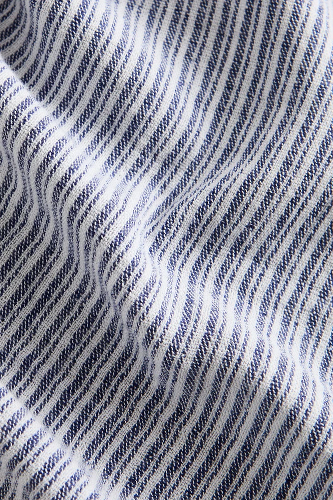 STRIPED COTTON BLANKET