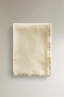 OVERLOCK LINEN BLANKET