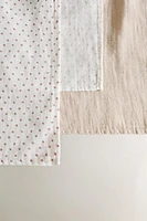 SET OF CHILDREN’S MINI FLORAL MUSLIN CLOTHS (SET OF 3)