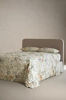 DRAP DE DESSUS SATIN IMPRIMÉ FLEUR