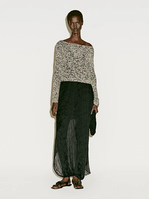 Pull en maille chinée - Limited Edition