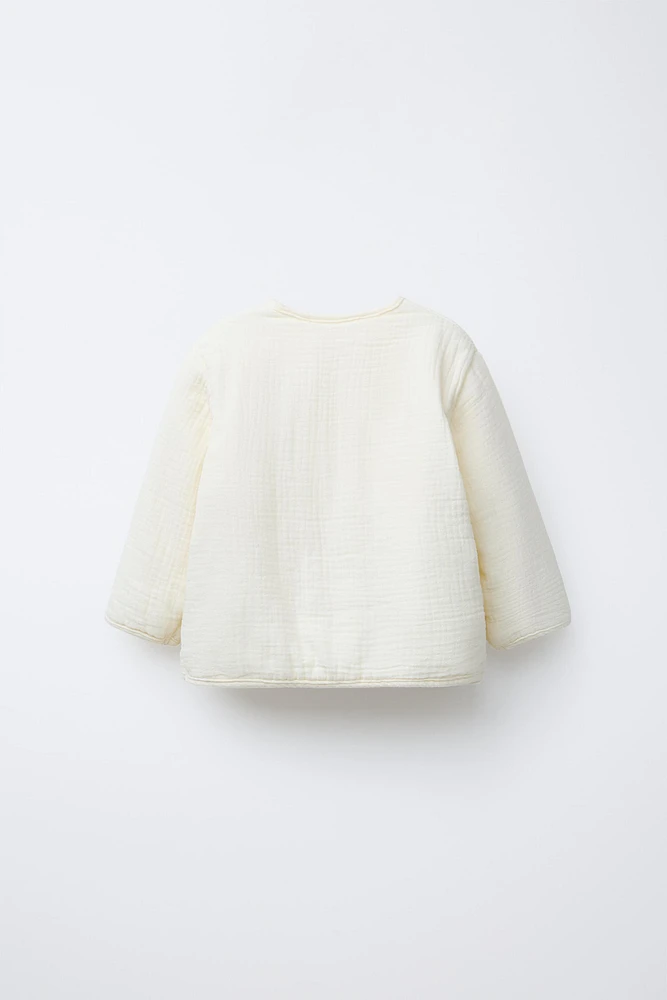 VESTE TEXTURÉE MATELASSÉE