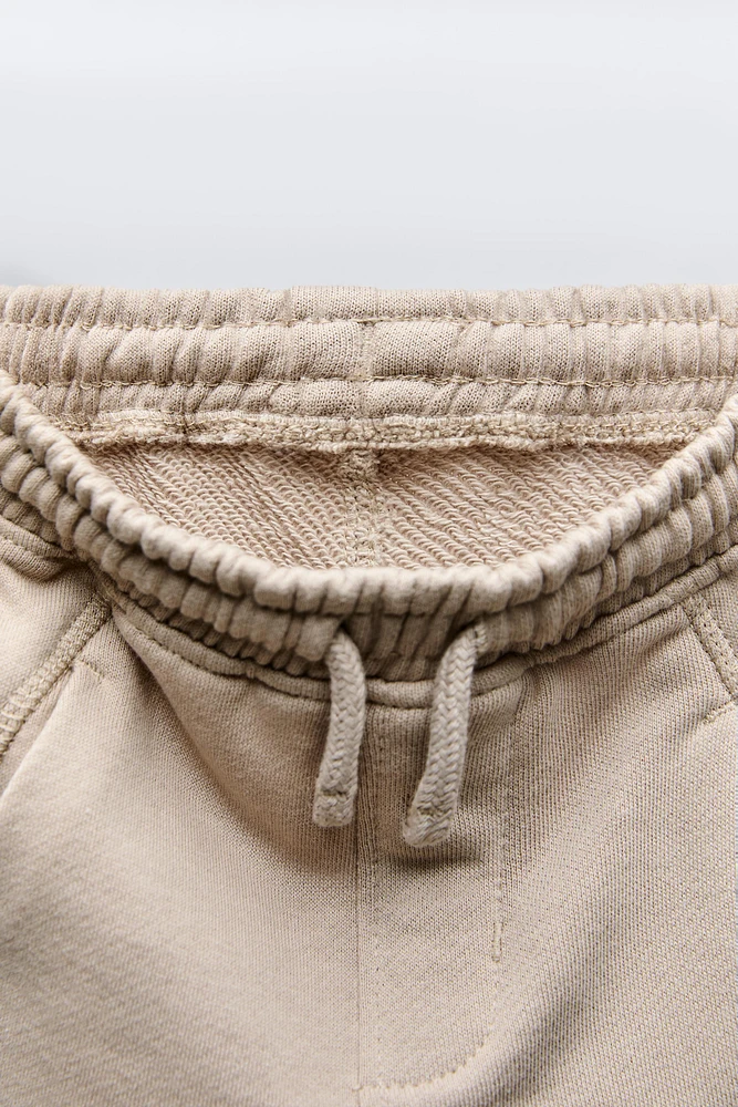 PLUSH PANTS WITH LABEL