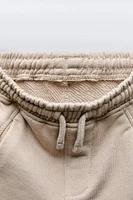 PLUSH PANTS WITH LABEL